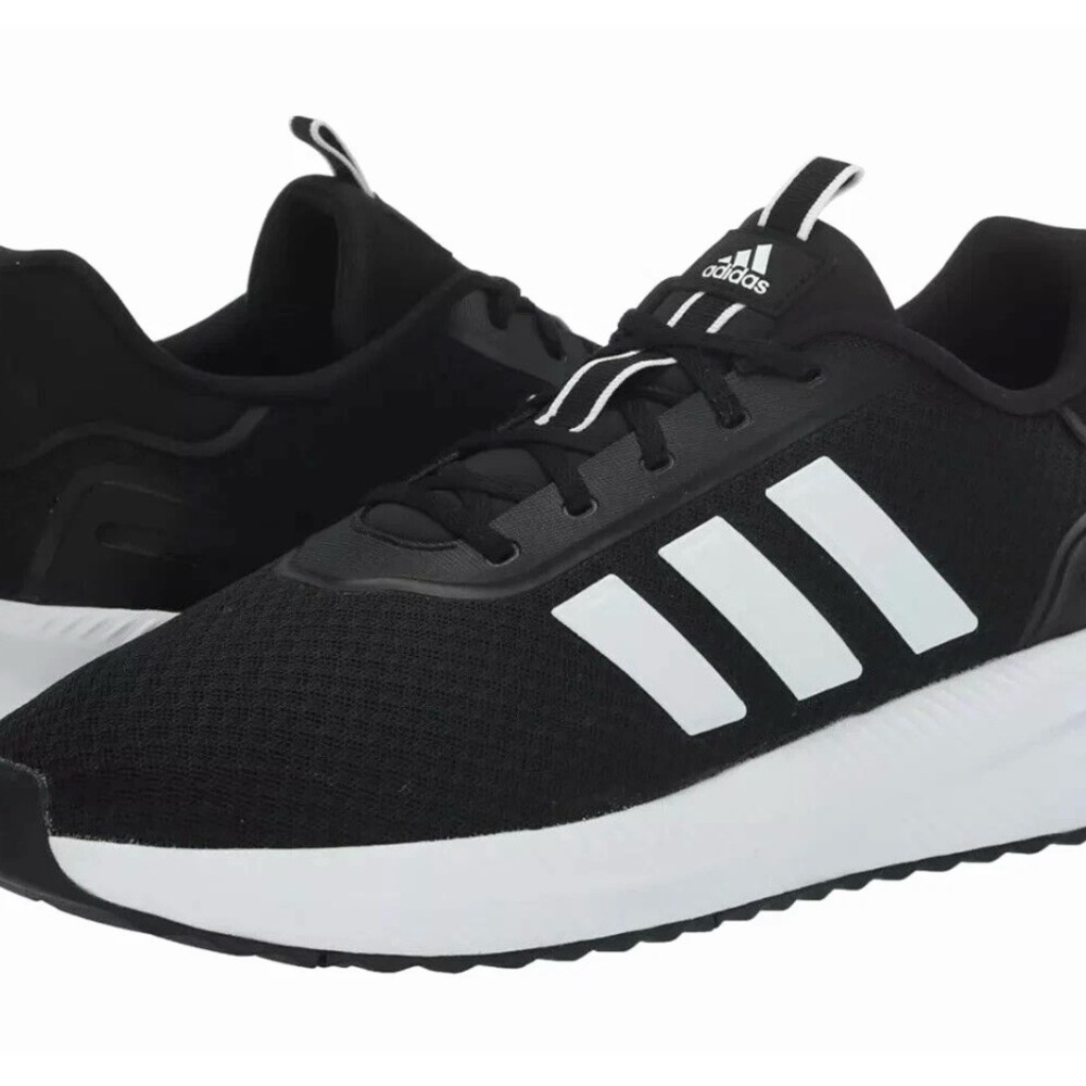 adidas Black and White Low-Profile Sneakers